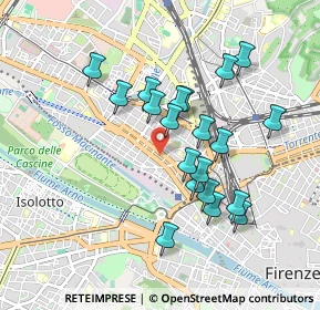 Mappa 50144 Firenze FI, Italia (0.8355)