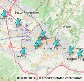 Mappa 50144 Firenze FI, Italia (5.50917)