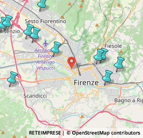 Mappa 50144 Firenze FI, Italia (5.53636)