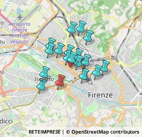 Mappa 50144 Firenze FI, Italia (1.17667)