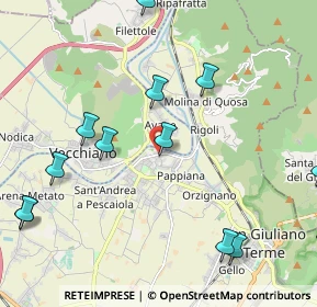 Mappa Via L. Fibonacci, 56017 San Giuliano Terme PI, Italia (2.77154)