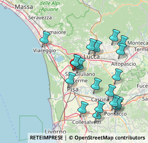 Mappa Via L. Fibonacci, 56017 San Giuliano Terme PI, Italia (15.80842)