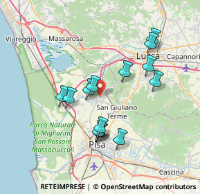 Mappa Via L. Fibonacci, 56017 San Giuliano Terme PI, Italia (6.83)