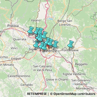 Mappa Via Benedetto Marcello 27 rosso, 50144 Firenze FI, Italia (8.31429)
