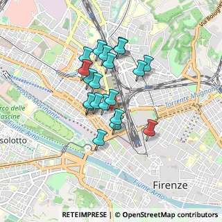 Mappa Via Benedetto Marcello 27 rosso, 50144 Firenze FI, Italia (0.6835)