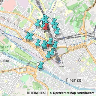 Mappa Via Benedetto Marcello 27 rosso, 50144 Firenze FI, Italia (0.712)