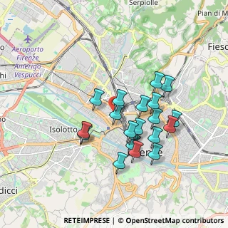 Mappa Via Benedetto Marcello 27 rosso, 50144 Firenze FI, Italia (1.583)
