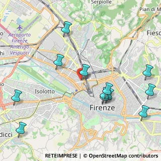 Mappa Via Benedetto Marcello 27 rosso, 50144 Firenze FI, Italia (2.58667)