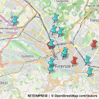 Mappa Via Benedetto Marcello 27 rosso, 50144 Firenze FI, Italia (2.28308)