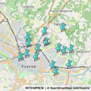 Mappa Via della Piazzuola, 50133 Firenze FI, Italia (1.96133)