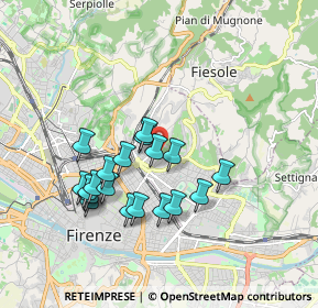 Mappa Via della Piazzuola, 50133 Firenze FI, Italia (1.7025)