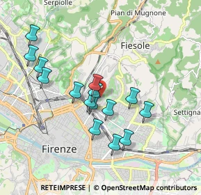 Mappa Via della Piazzuola, 50133 Firenze FI, Italia (1.71867)