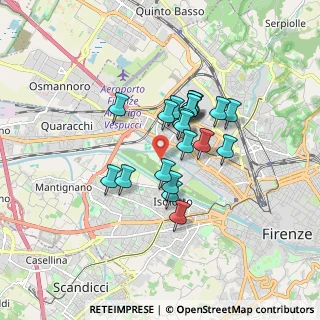 Mappa Viale del Pegaso Cascine, 50136 Firenze FI, Italia (1.2785)