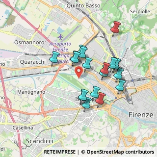 Mappa Viale del Pegaso Cascine, 50136 Firenze FI, Italia (1.57474)