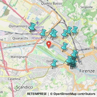 Mappa Viale del Pegaso Cascine, 50136 Firenze FI, Italia (2.06111)