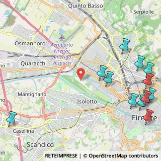 Mappa Viale del Pegaso Cascine, 50136 Firenze FI, Italia (3.28231)
