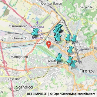 Mappa Viale del Pegaso Cascine, 50136 Firenze FI, Italia (1.6085)