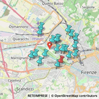 Mappa Viale del Pegaso Cascine, 50136 Firenze FI, Italia (1.547)