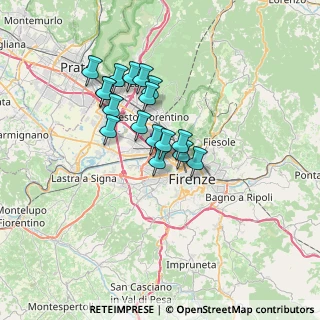 Mappa Viale del Pegaso Cascine, 50136 Firenze FI, Italia (5.43882)