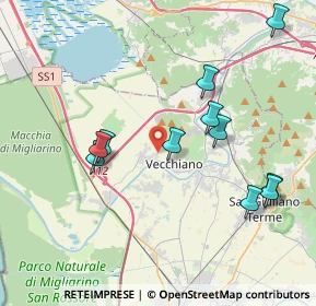 Mappa Via di Bracciolo, 56019 Vecchiano PI, Italia (4.10818)
