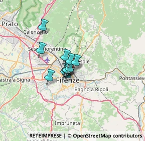 Mappa Via Vincenzo Borghini, 50133 Firenze FI, Italia (3.6175)