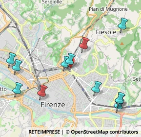 Mappa Via Vincenzo Borghini, 50133 Firenze FI, Italia (2.5375)