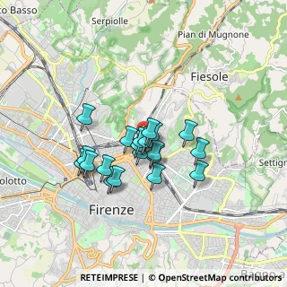 Mappa Via Vincenzo Borghini, 50133 Firenze FI, Italia (1.2615)
