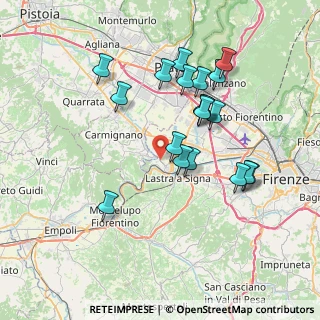 Mappa Via Castelletti, 50058 Signa FI, Italia (7.31421)
