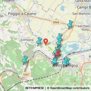 Mappa Via Castelletti, 50058 Signa FI, Italia (1.9)