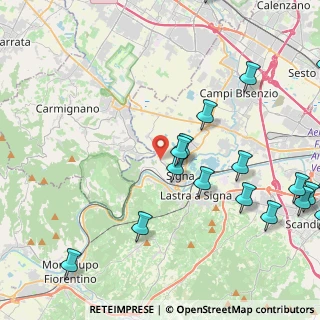 Mappa Via Castelletti, 50058 Signa FI, Italia (6.16632)