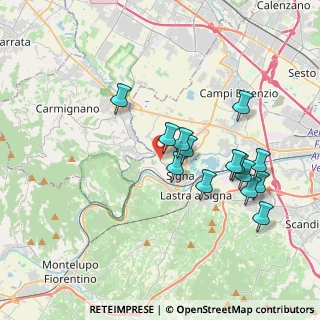 Mappa Via Castelletti, 50058 Signa FI, Italia (3.67357)