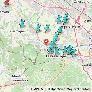 Mappa Via Castelletti, 50058 Signa FI, Italia (3.74059)