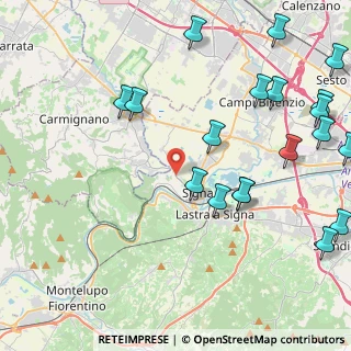 Mappa Via Castelletti, 50058 Signa FI, Italia (5.898)