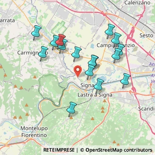 Mappa Via Castelletti, 50058 Signa FI, Italia (3.86063)