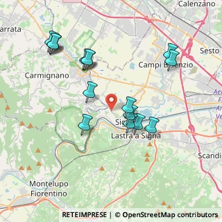 Mappa Via Castelletti, 50058 Signa FI, Italia (4.11625)