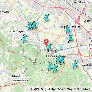 Mappa Via Castelletti, 50058 Signa FI, Italia (4.435)