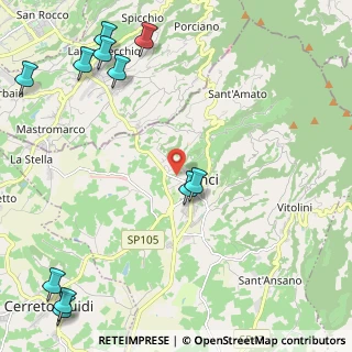 Mappa Via Lamporecchiana, 50059 Vinci FI, Italia (3.27)