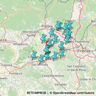 Mappa Via della Torre, 50059 Vinci FI, Italia (10.80947)