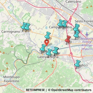Mappa Via Argine Strada, 50058 Signa FI, Italia (4.02714)
