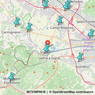 Mappa Via Argine Strada, 50058 Signa FI, Italia (6.55909)