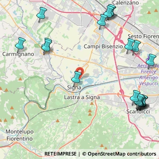 Mappa Via Argine Strada, 50058 Signa FI, Italia (6.5855)