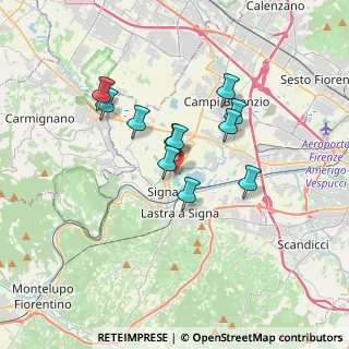 Mappa Via Argine Strada, 50058 Signa FI, Italia (2.79636)