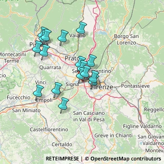 Mappa Via di Bozzale, 50013 Campi Bisenzio FI, Italia (13.33882)