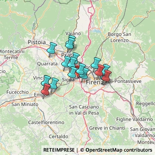 Mappa Via di Bozzale, 50013 Campi Bisenzio FI, Italia (10.14778)