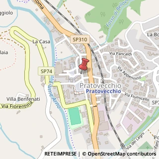 Mappa Via Garibaldi, 62, 52015 Pratovecchio Stia, Arezzo (Toscana)
