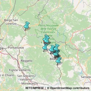 Mappa Via Tramontani, 52015 Pratovecchio Stia AR, Italia (9.9075)