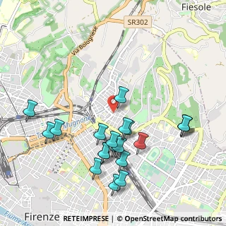 Mappa Via Madonna della Querce, 50133 Firenze FI, Italia (1.097)