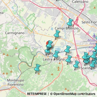 Mappa Via XXV Aprile, 50058 Signa FI, Italia (5.667)