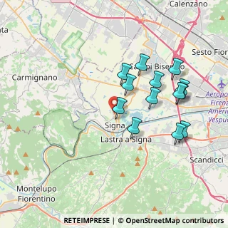 Mappa Via XXV Aprile, 50058 Signa FI, Italia (3.63462)