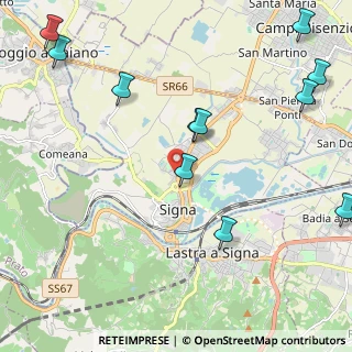 Mappa Via XXV Aprile, 50058 Signa FI, Italia (2.86636)